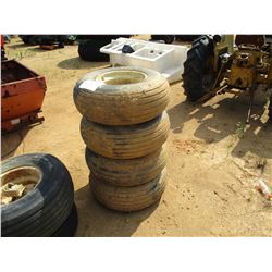 (4) 11L-15 TIRES & RIMS