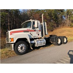 2008 MACK CH613 TRUCK TRACTOR, VIN/SN:1M1AN07Y08N002590 - T/A, MACK DIESEL 10 SPEED TRANS, AIR RIDE 