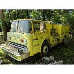 FORD 8000 FIRE TRUCK, VIN/SN:D80DYB11835 - (CITY OWNED) (SELLING OFFSITE IN COOSADA, AL)