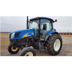 2007 NEW HOLLAND T6020 FARM TRACTOR, VIN/SN:Z88BD22715 - 3 PTH, PTO, (2) HYD REMOTES, METER READING 