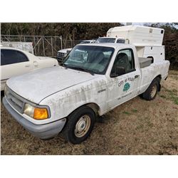 1997 FORD RANGER PICKUP, VIN/SN:1FTCR10U0VUC50494 - GAS ENGINE, A/T, ODOMETER READING 76,856 MILES, 