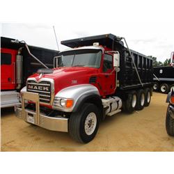 2005 MACK CV713 DUMP, VIN/SN:1M2AG11C55M026569 - TRI-AXLE, 375 HP MACK DIESEL ENGINE, 10 SPEED TRANS