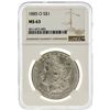 Image 1 : 1885-O NGC MS63 Morgan Silver Dollar