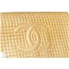 Image 4 : Chanel Gold Textured Leather CC Flap Bi Fold Wallet