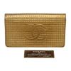 Image 9 : Chanel Gold Textured Leather CC Flap Bi Fold Wallet