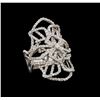 14KT White Gold 1.11 ctw Diamond Ring