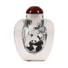 Image 1 : Reverse Painted Glass Perfume/Snuff Bottle "Pandas" Hand Painted and Artist Sign