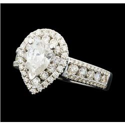 1.94 ctw Diamond Ring - 14KT White Gold