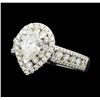 Image 1 : 1.94 ctw Diamond Ring - 14KT White Gold