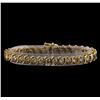 7.13 ctw Diamond Bracelet - 14KT Yellow Gold