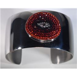 QVC STEEL by DESIGN RED CRYSTAL