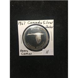 1967 CANADA SILVER DOLLAR!HC