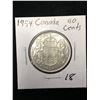 Image 1 : 1954 CANADA 50 CENTS!NICE GRADE!