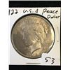 Image 1 : 1922 USA PEACE DOLLAR!