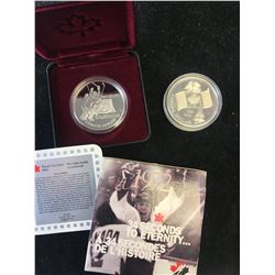 1997 & 2005 CANADA PROOF SILVER DOLLAR LOT OF 2 DOLLARS!