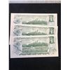 Image 2 : 1973 BANK OF CANADA $1 NOTES..3 IN SEQUENCE!