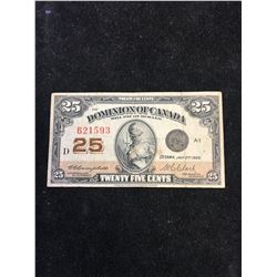 1923 CANADA SHINPLASTER!!