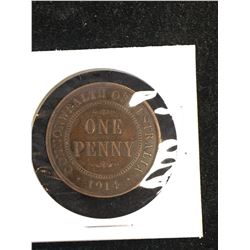 1914 AUSTRALIA ONE PENNY!