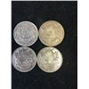 Image 1 : CANADA 50 CENTS LOT! 4 GEORGE VI COINS!