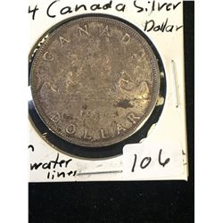 1954 ARNPRIOR? CANADA SILVER DOLLAR!