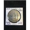 Image 1 : 1958 DOUBLE DATE CANADA SILVER DOLLAR!