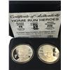 Image 2 : HIGHLAND MINT ROGER MERIS AND MARK McGWIRE SILVER SET!