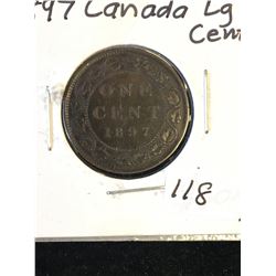 1897 CANADA LARGE CENT! HIGH GRADE!