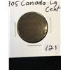 Image 1 : 1905 CANADA LARGE CENT! HIGH GRADE!