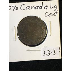1907H CANADA LARGE CENT!