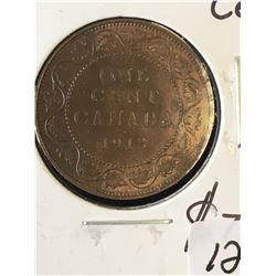 1913 CANADA LARGE CENT! SUPERB GRADE!