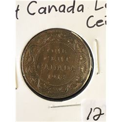1914 CANADA LARGE CENT! NICE GRADE!