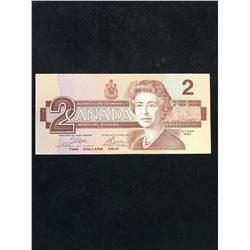 1986 BANK OF CANADA $2 RADAR NOTE!