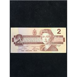 1986 BANK OF CANADA $2 RADAR NOTE!