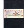 Image 2 : 1986 BANK OF CANADA $2 RADAR NOTE!