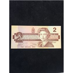 1986 BANK OF CANADA $2 RADAR NOTE!