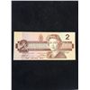 Image 1 : 1986 BANK OF CANADA $2 RADAR NOTE!