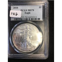2010 USA EAGLE! PCGS MS-70!