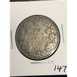 1906 CANADA 50 CENTS!