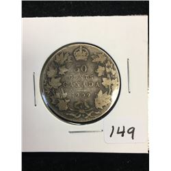 1909 CANADA 50 CENTS !