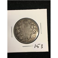 1914 CANADA 50 CENTS!KEY DATE!