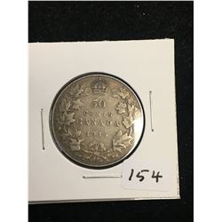 1916 CANADA 50 CENTS!