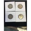 Image 2 : CANADA EDWRD VII 25 CENTS LOT OF 4 COINS!