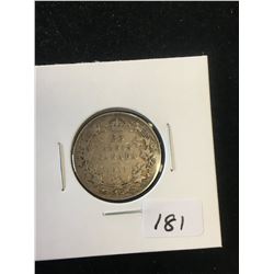 1911 CANADA 25 CENTS!