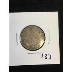 1913 CANADA 25 CENTS!