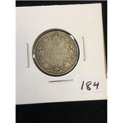 1914 CANADA 25 CENTS!