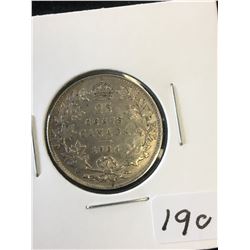 1936 CANADA 25 CENTS