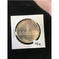 1939 CANADA SILVER DOLLAR!