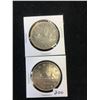 Image 1 : 1952(NWL & FWL) CANADA SILVER DOLLARS! LOT OF 2 DOLLARS!
