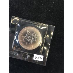 1989 CANADA SILVER 1oz MAPLE LEAF!