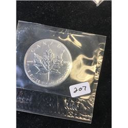 1990 CANADA SILVER 1oz MAPLE LEAF!